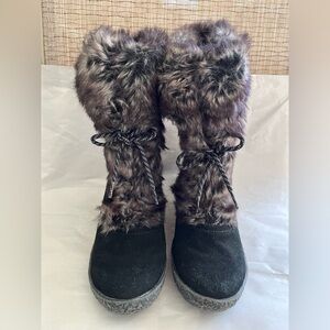 Brilliant Waterproof Suede Lace Up Winter Boots